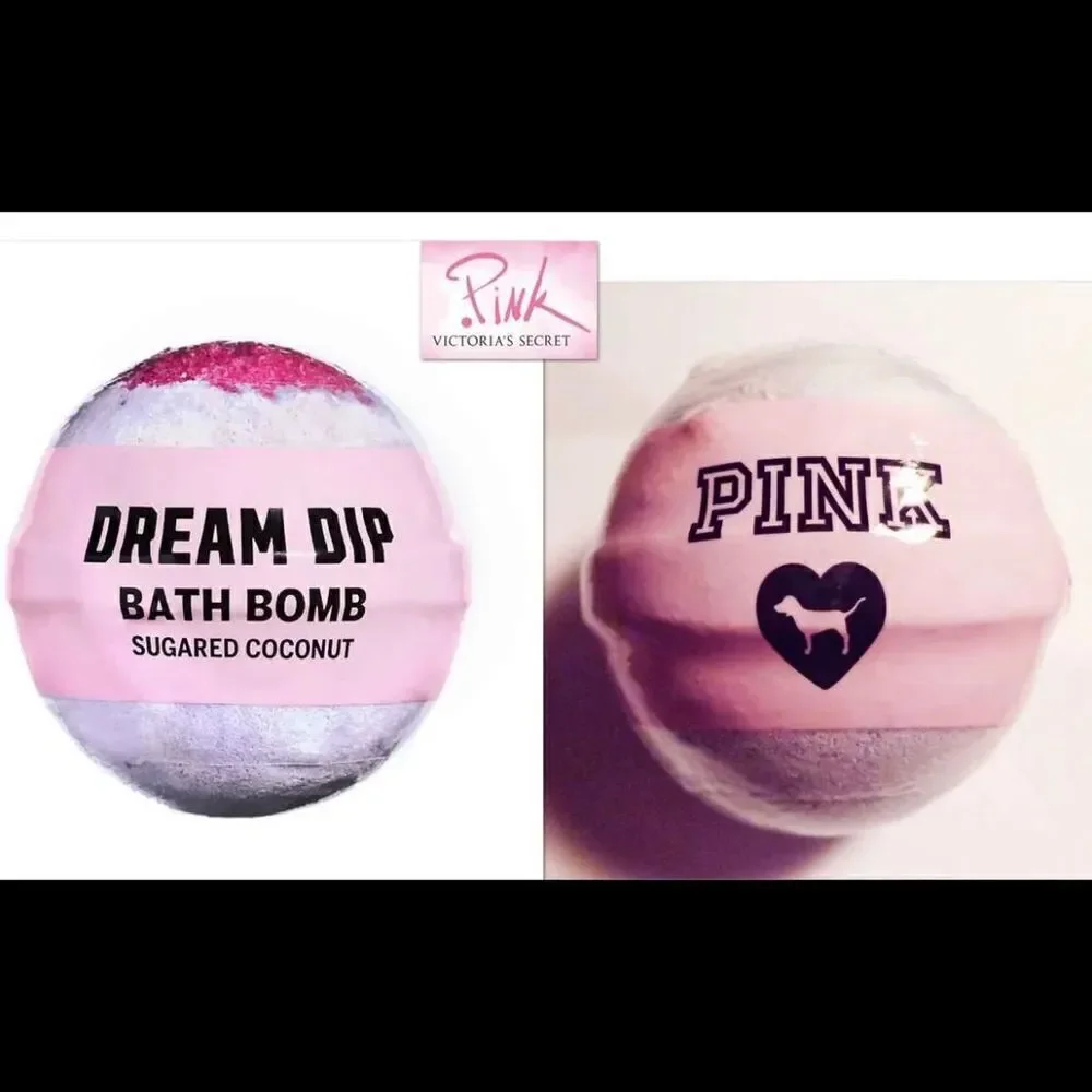NWT Victoria's Secret PINK Bath Bomb Dream Dip Sugared Coconut 4.6 Oz. Sealed
